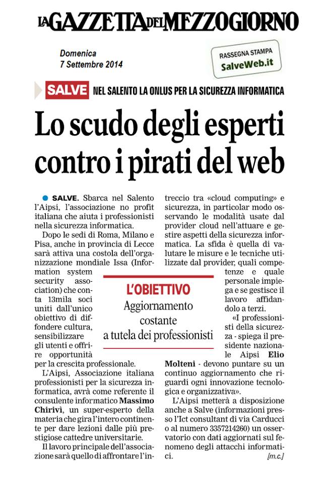 Gazzetta del mezzogiorno - 07/09/2014